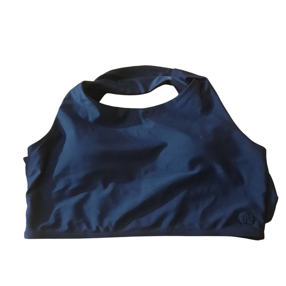 Albion Womens Black Slightly Padded Sports Bra Size Medium